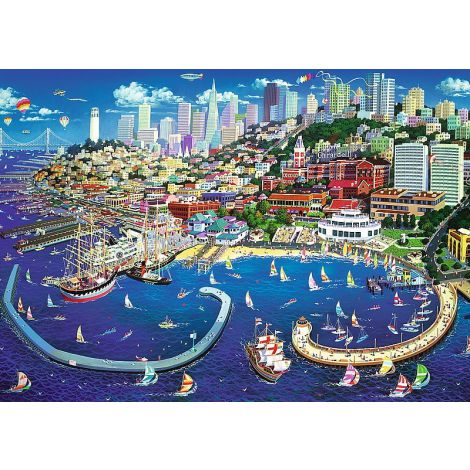 Puzzle Trefl 2000el Zatoka San Francisco - 2